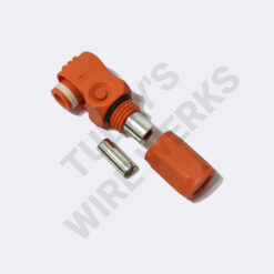 Amphenol SurLok Plus Heavy Duty Power Connector, Orange, 90°, 16mm², AiM PDM