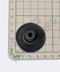 Wire Grommet, Tape On, 26mm Mounting Hole, Black, Rubber