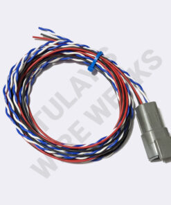 AiM Dash Loggers CAN-Bus Pigtail, 4-pin DTM, 2m