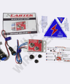 Cartek Solid State Battery Isolator GT - Blue Kit