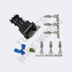 BMW 2-pin Black Sealed Plug, EV1 Connector Kit