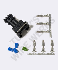 BMW 2-pin Black Sealed Plug, EV1 Connector Kit