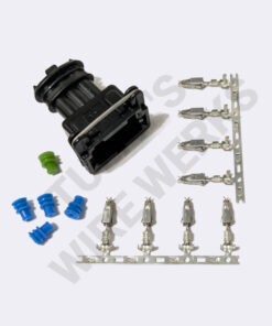 BMW 3-pin Black Sealed Plug, M54 (MS43) MAF Connector Kit