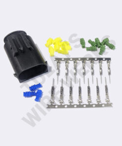 BMW 6-pin Black Sealed Receptacle, S54 VANOS Adjustment Unit Connector Kit