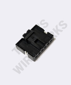 BMW 6-pin Black/White Unsealed Plug, E46 Pre-Facelift Coupe/Sedan Tail Light Connector