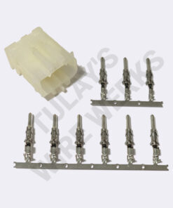 BMW 8-pin White Unsealed Receptacle, E46 Engine Plug, X6053 Transmission Harness Connector Kit