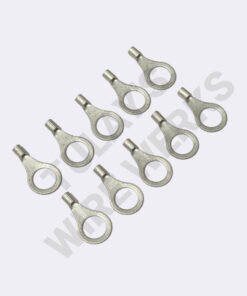 SOLISTRAND Uninsulated Ring Terminal, 0.26 - 1.65 mm², M8 Stud - Pack of 10x