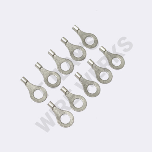 SOLISTRAND Uninsulated Ring Terminal, 0.26 - 1.65 mm², M6 Stud - Pack of 10x