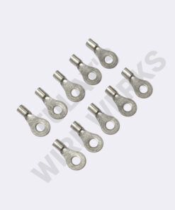 SOLISTRAND Uninsulated Ring Terminal, 0.26 - 1.65 mm², M3.5 Stud - Pack of 10x