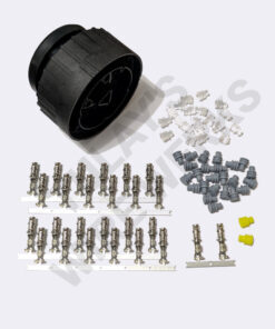 BMW 25-pin Black/Gray Sealed, E36 X69 Engine Harness Plug Connector Kit