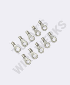 SOLISTRAND Uninsulated Ring Terminal, 0.26 - 1.65 mm², M4 Stud - Pack of 10x