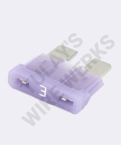 Littelfuse ATOF Automotive Blade Fuse, 3A, Violet, 32VDC