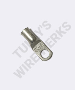 Uninsulated Ring Terminal, 4 AWG, 5/16" (M8) Stud