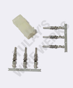 BMW 2-pin White Unsealed Receptacle, MS43 Bolt In Coils - Transmission Harness Connector Kit - USED