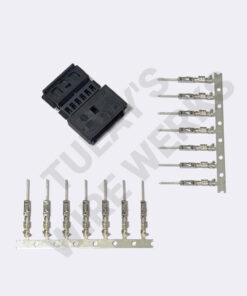 BMW 6-pin Black Unsealed Receptacle, E46 Steering Angle Sensor Connector Kit