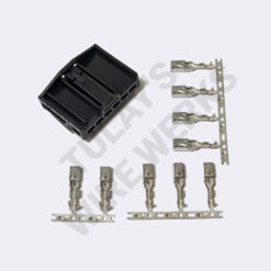 BMW 6-pin Black Unsealed Plug, E46 Pre-Facelift Coupe/Sedan Tail Light - Alternative Connector Kit