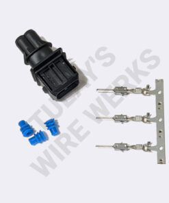 BMW 2-pin Black Sealed Receptacle, EV1 Connector Kit