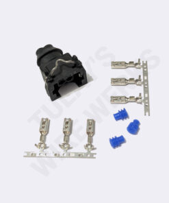 BMW 2-pin Black Sealed Plug, EV1 Style (OEM Code II) Connector Kit