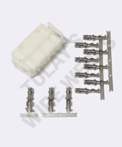 BMW 12-pin White Unsealed Plug, E53 M54 Engine Plug I, X6011 Chassis Harness Connector Kit
