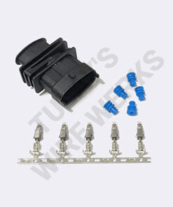 Bosch 4-pin Black Sealed Receptacle, TMAP Sensor Connector Kit