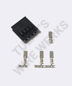 BMW 4-pin Black Unsealed Plug, E46 Engine Plug II, X6021 Transmission Harness Connector Kit