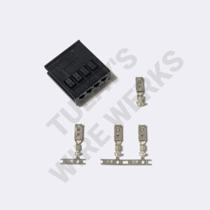 BMW 4-pin Black Unsealed Plug, E46 Engine Plug II, X6021 Transmission Harness Connector Kit