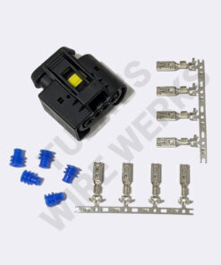 Mercedes-Benz 4-pin Black Sealed Plug, Sprinter EGR Valve Connector Kit