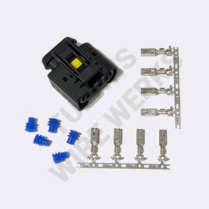 Mercedes-Benz 4-pin Black Sealed Plug, Sprinter EGR Valve Connector Kit