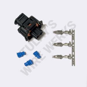 BMW 2-pin Black Sealed Plug, S65 Fuel Tank Vent Valve Connector Kit