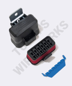 GEP Power Products Compact 12-Way Sealed Fuse and Relay Holder - Standard Cover with Stainless Steel Bracket