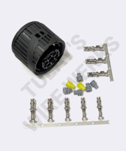 BMW 6-pin Black Sealed Plug, M56 / N51 SULEV Fuel Pump Connector Kit