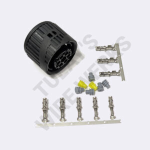 BMW 6-pin Black Sealed Plug, M56 / N51 SULEV Fuel Pump Connector Kit