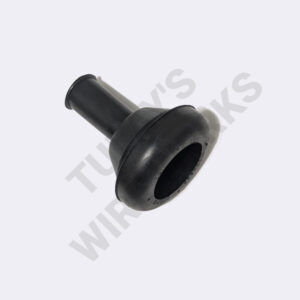 Wire Grommet, Tape On, 35mm Mounting Hole, Black, Rubber