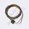 BMW E46 Headlight Vertical Aim Control Actuator Wire Harness - Left (LHD)