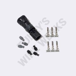 BMW 2-pin, Black Sealed Plug, Brake Wear Sensor Connector Kit